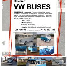 myydään - Customized Restored VW Buses  , EUR 25000