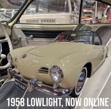 Vânzări - 1958 Lowlight Karmann Ghia coupe, EUR 52500