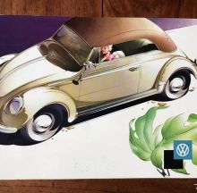 Verkaufe - 1958 VW beetle convertible brochure (MY 1959) , EUR 85