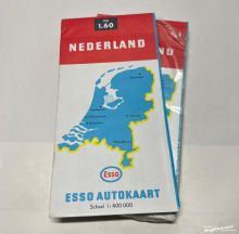 For sale - NOS Esso Nederland roadmap map Netherlands memorabilia volkswagen kever T1 T2 Type 3 Karmann Ghia, EUR €10 / $15