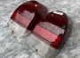 For sale - Volkswagen Bug Rear light lenses USA red/white 08/67 - 07/73 Kever Kafer Beetle Cox Coccinelle, EUR €40 / $45