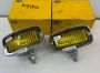 Volkswagen Hella NOS Yellow fog lights 6V 12V Bug Beetle Kever Karmann Ghia Cox Coccinelle Type 3