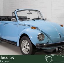 Vânzări - Volkswagen Kever Cabriolet | Florida Blue | Goede staat | 1979, EUR 26950