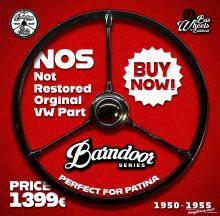 Verkaufe - VW BRANDOOR Steering Wheel 19501-1955, EUR 1399