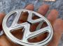 Verkaufe - VW NOS Kever kofferklep logo mid 1960 - 1963 only Hood chrome emblem Kafer Beetle Bug kofferraum, EUR €100 / $110